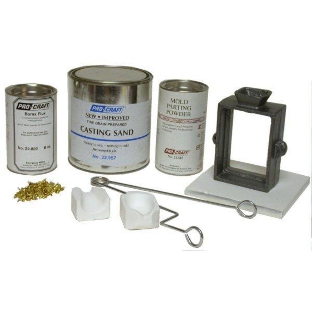 Professional Jewelry Sand Casting Kit - Complete Set for Metal Casting, Jewelry Making & DIY Crafting - Perfect for Jewelers, Hobbyists & Metalworkers (Includes All Essential Tools)