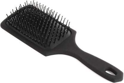 Beggie Round Rolling Curling Roller & Paddle Flat Hair Brush Combo Set - Blue Styling Brushes for Men & Women - Perfect for Salon, Home Hair Care & Travel Styling