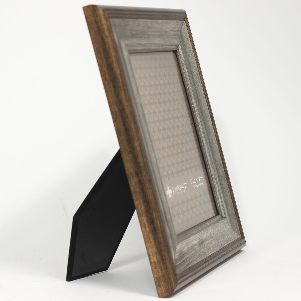 Lawrence Frames Tatum 5x7 Inch Picture Frame - Silver & Gold - Perfect for Wall Decor, Tabletop Display, and Photo Gifts