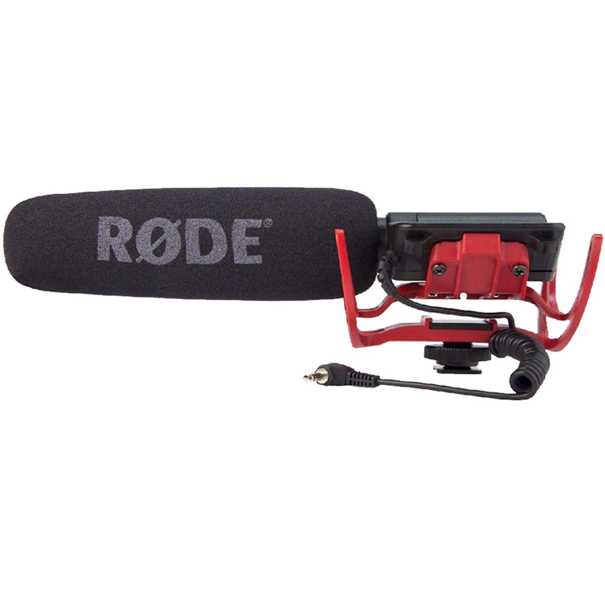 Rode VideoMic Pro Shotgun Microphone with Rycote Lyre Shock Mount - Camera Mount Condenser Mic for DSLR, Mirrorless & Video Recording (Vlogging, Interviews, Film Production)