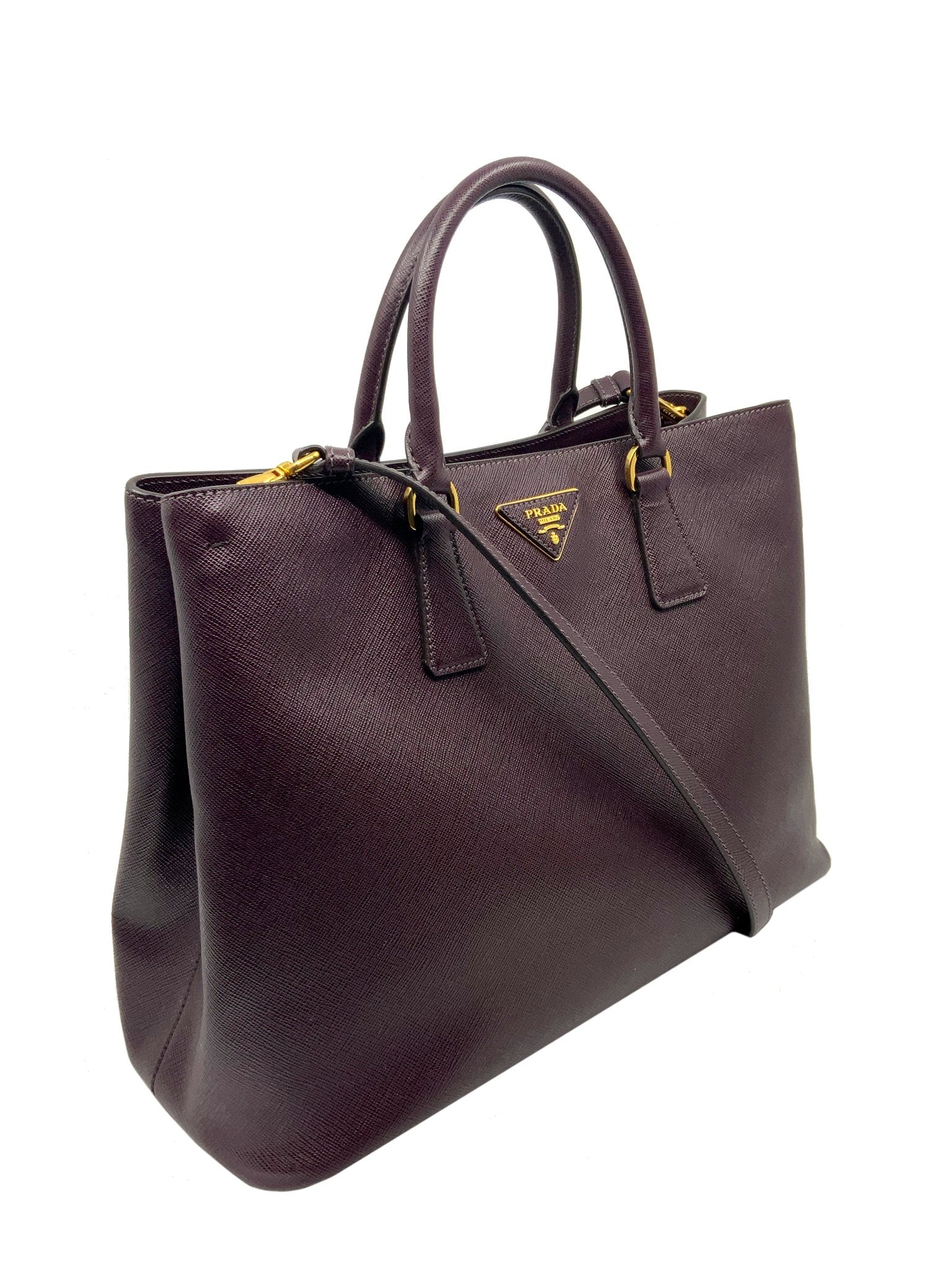 Prada Saffiano Leather Small Tote Bag for Women | Luxurious Designer Handbag for Work, Travel & Everyday Use