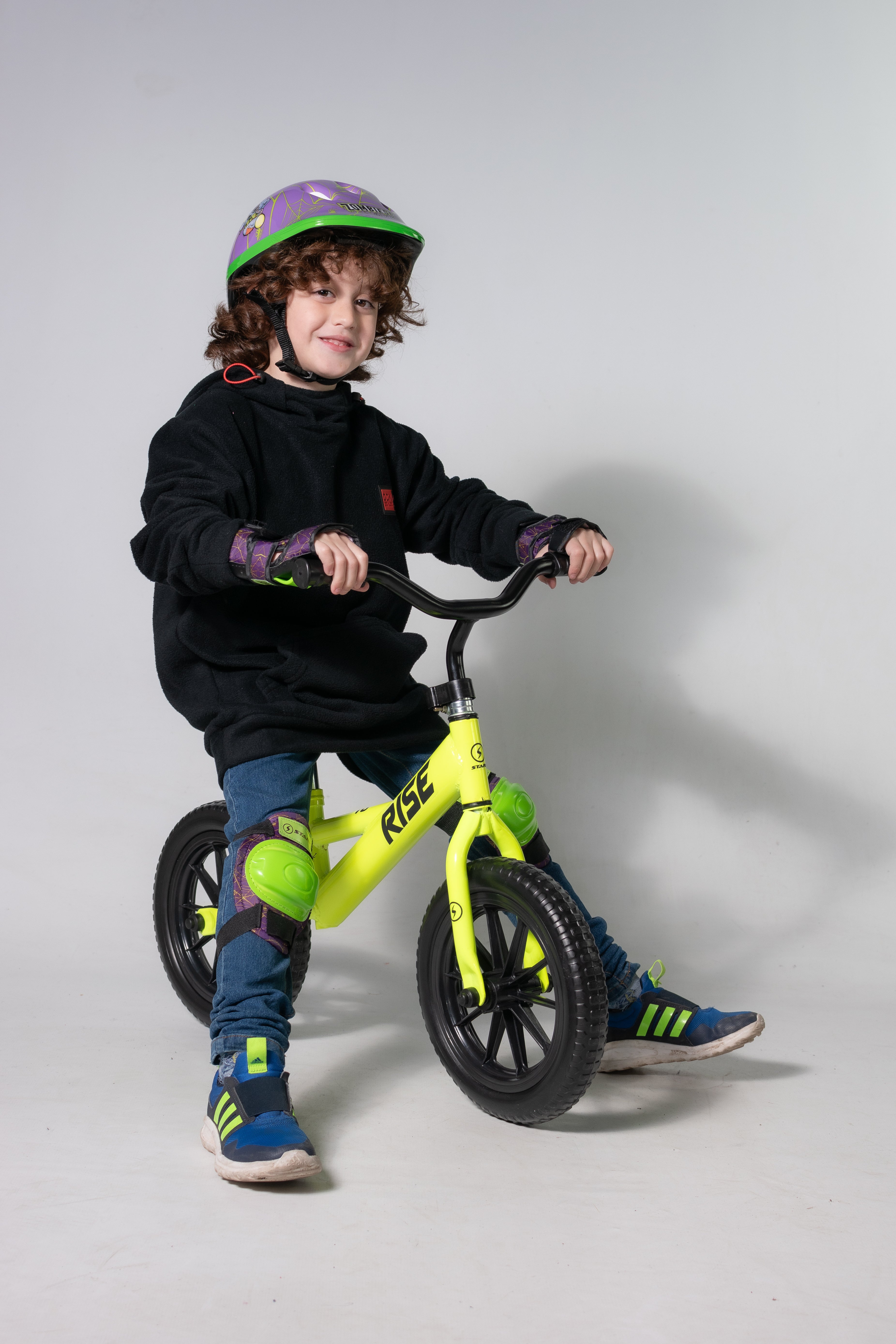 12 Inch Kids Bike with Training Wheels - Rise Power Yellow Bicycle for Toddlers - Perfect for Outdoor Play, Backyard Riding & Learning to Cycle