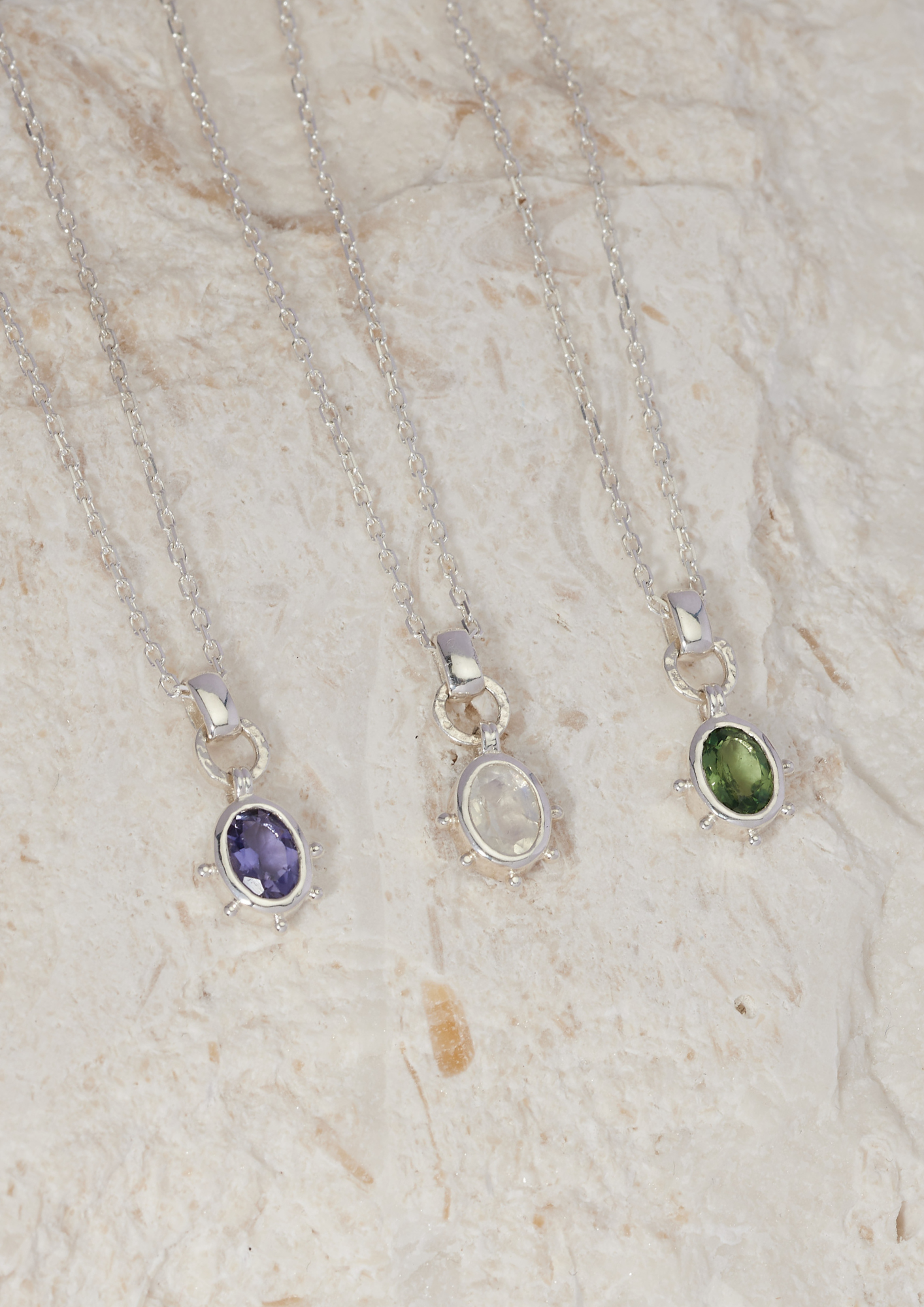 Genuine Apatite Silver Pendant Necklace for Women - Elegant Jewelry Gift for Birthday, Anniversary & Special Occasions | Perfect for Everyday Wear & Evening Events