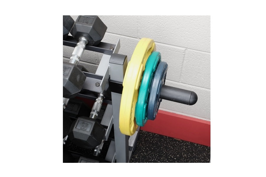 Body Solid 3 Tier Horizontal Dumbbell Rack (GDR363B) - Heavy Duty Dumbbell Storage Organizer for Home Gym & Commercial Fitness Centers - Perfect for Weight Training, Strength Workouts & Space Saving Solutions