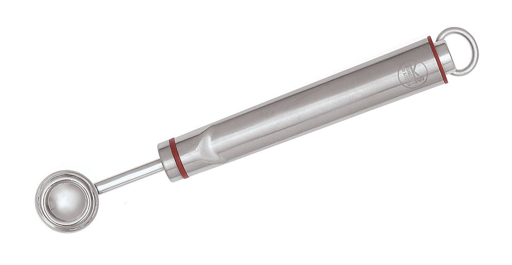 Premium Stainless Steel Melon Baller - Sambonet Kitchen Gadget for Perfect Fruit Balls - Ideal for Salads, Cocktails & Fruit Platters