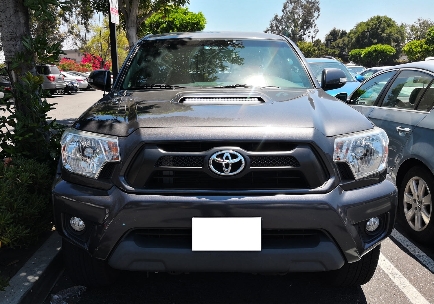 Flexible LED Hood Bulge Light Strip for 2012-2015 Toyota Tacoma with Hood Scoop - Waterproof DRL Daytime Running Lights - Perfect for Off-Roading, Night Driving & Custom Truck Lighting