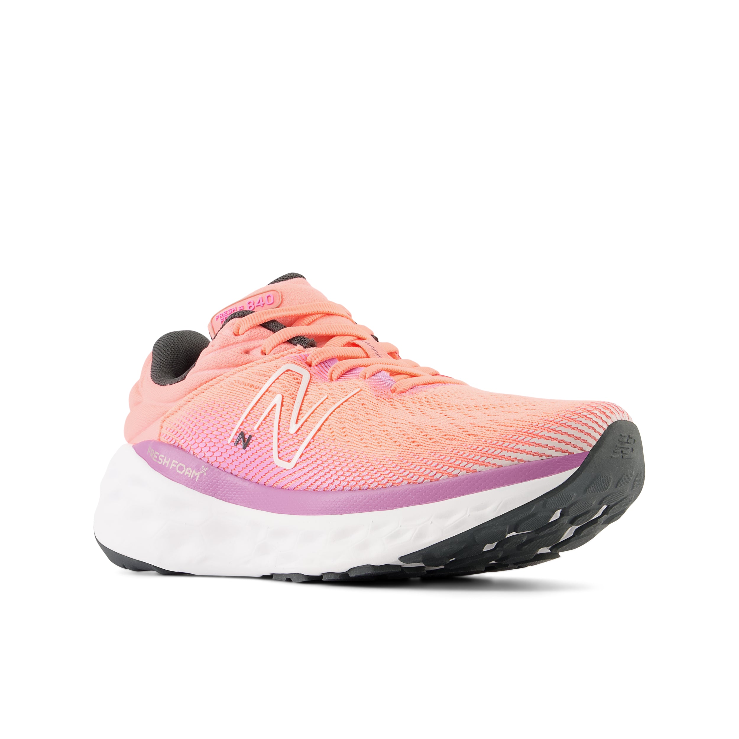 New Balance Women's Fresh Foam X 840F v1 Running Shoes - Lightweight Cushioned Sneakers in Grapefruit/Raspberry | Perfect for Jogging, Gym Workouts & Everyday Comfort