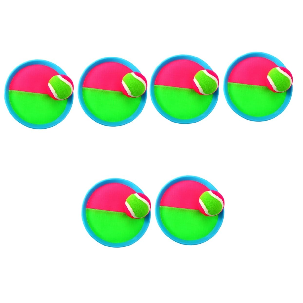 **iFundom 3 Sets Sticky Ball Toys for Kids - Outdoor Sports Games, Throw & Catch Bat Ball, Fun Sticky Paddle Toy for Spring & Summer Play - Perfect for Backyard, Park, and Beach Activities**