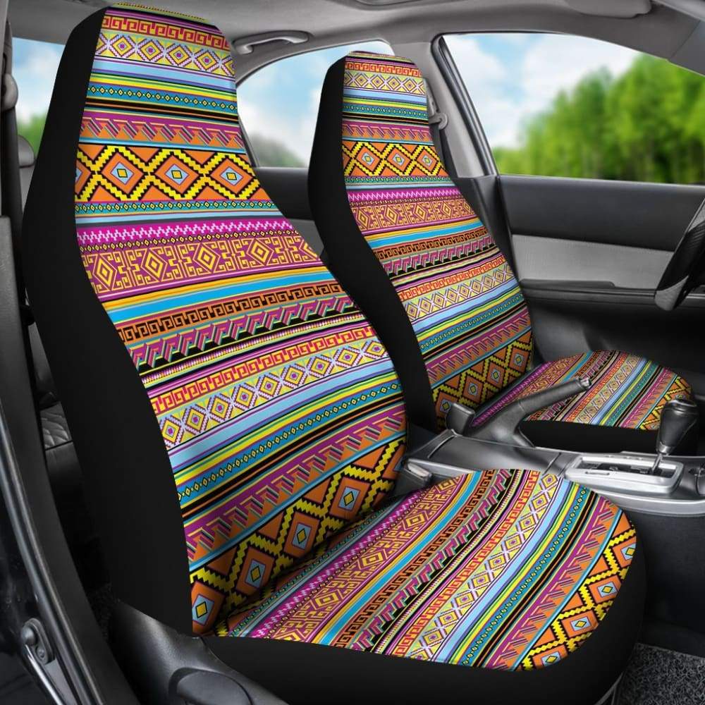 Premium Aztec Pattern Car Seat Covers - Universal Fit for Most Vehicles - Durable & Stylish Car Accessories - Perfect for Road Trips, Daily Commutes & Interior Protection