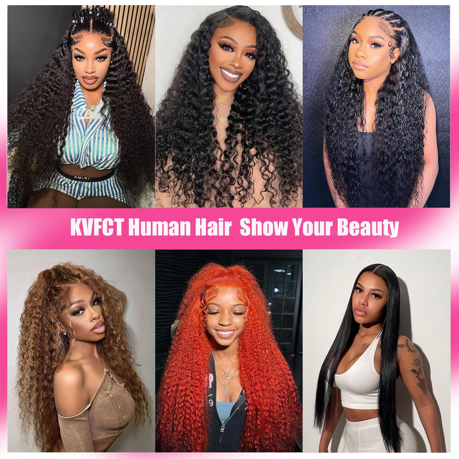 36 Inch 13x6 HD Lace Front Wigs Human Hair - 200% Density Deep Wave Glueless Wig with Pre-Plucked Hairline & Baby Hair (Natural Color) for Daily Wear, Cosplay & Special Occasions