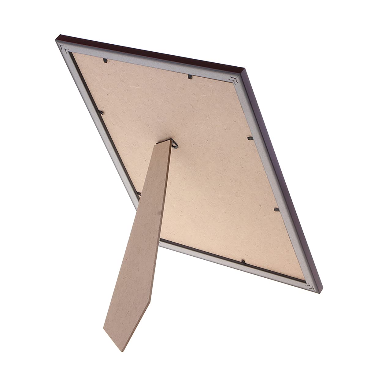 A4 Wooden Document Frame - Elegant Diploma, Certificate, Photo & Artwork Display for Table or Wall - Wine Red - Perfect for Home, Office & Gift Giving