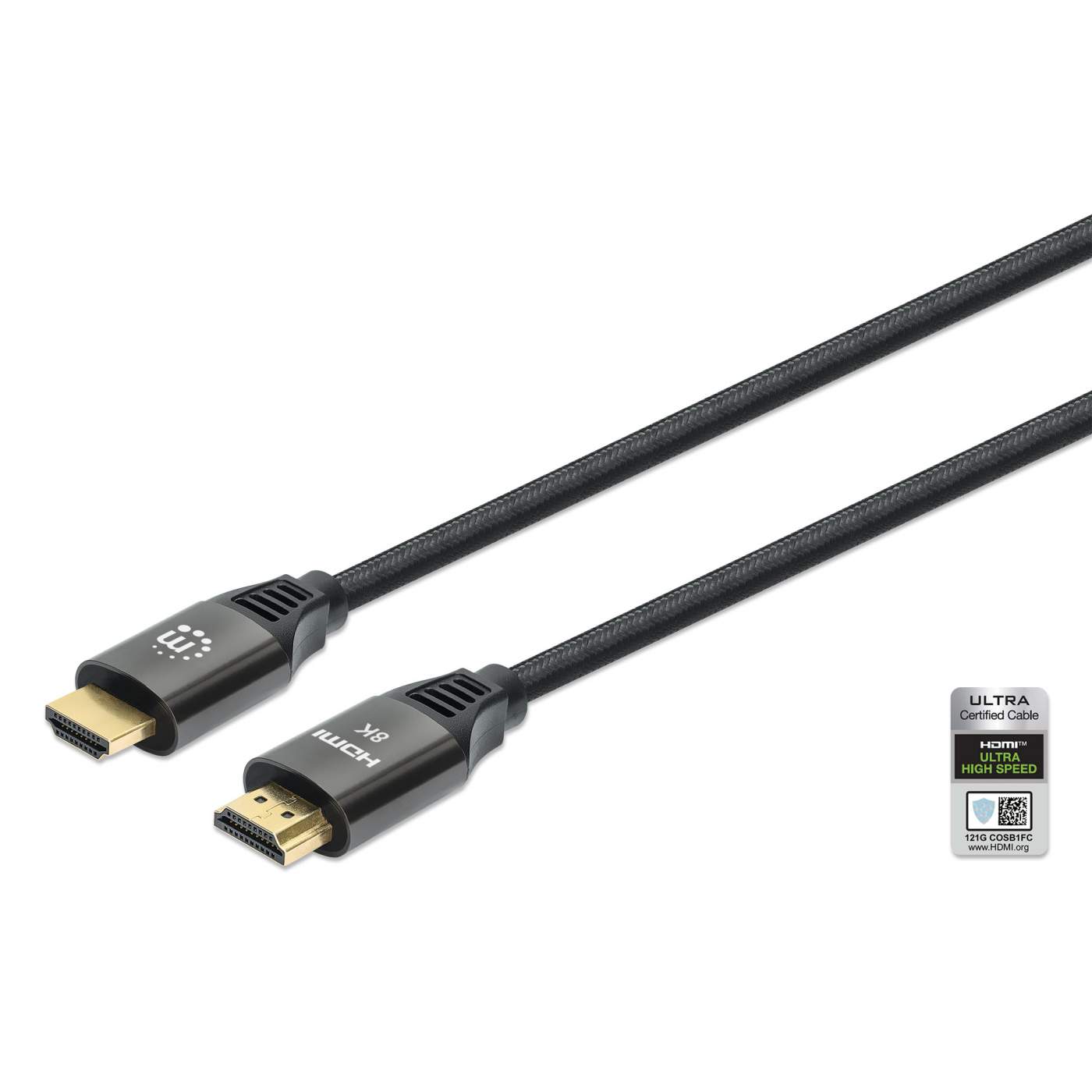 8K@60Hz Certified Ultra High Speed HDMI Cable with Ethernet - 3m (10ft) - 4K 120Hz, 48Gbps, HDR, Dolby Vision - Perfect for Gaming, Home Theater & 8K TVs