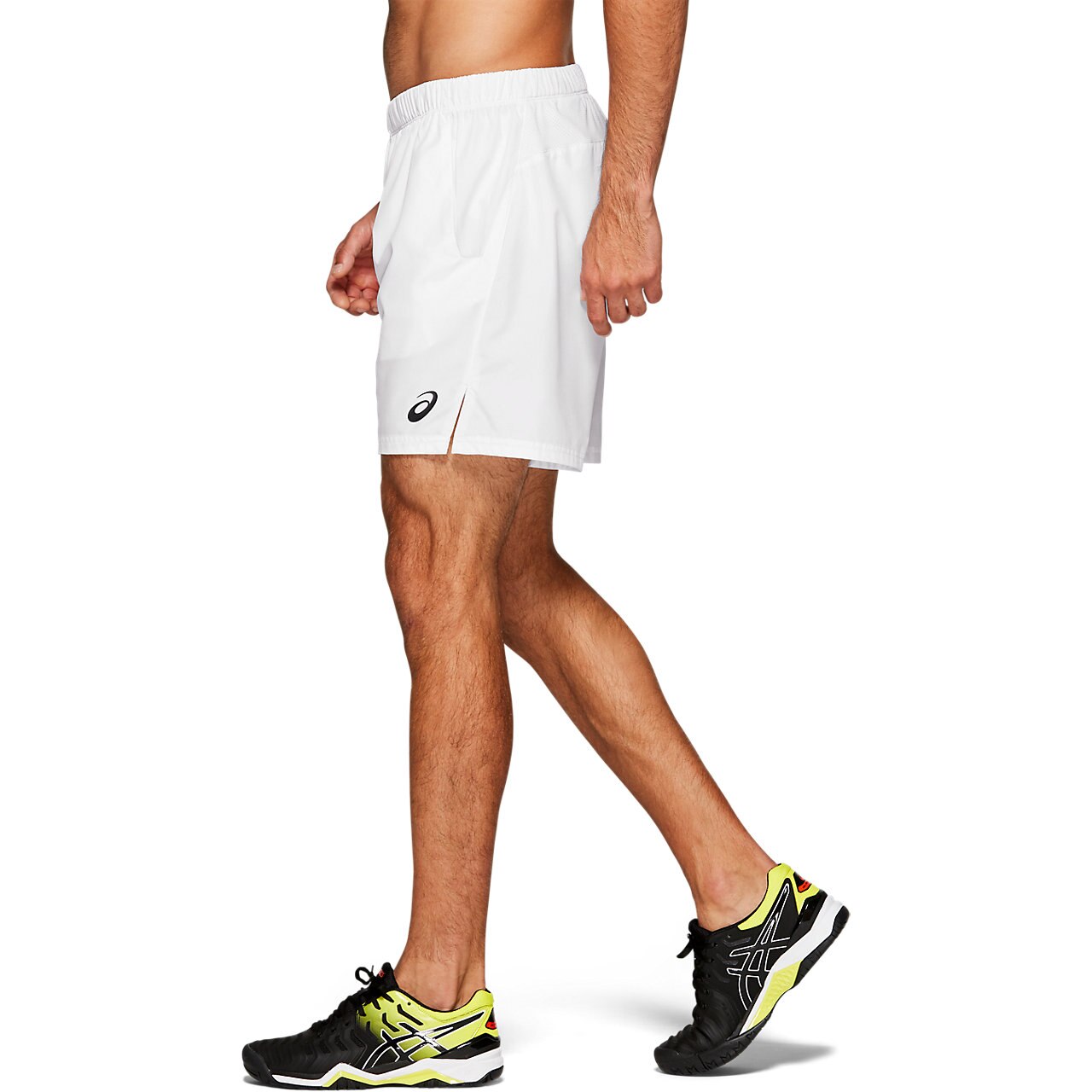 ASICS Men's Club Short 7 Inch Running Shorts - Breathable Quick-Dry Athletic Shorts for Men (White) - Perfect for Gym, Jogging & Casual Wear