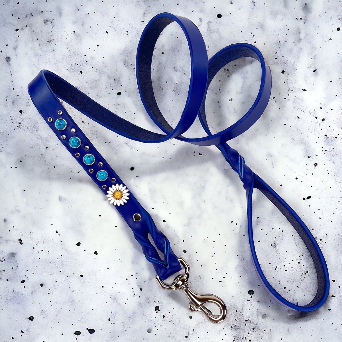 Premium Blue Dog Collar with Durable Nylon & Secure Buckle - Kalina Series for Small Medium Large Dogs - Perfect for Walks, Training & Outdoor Adventures
