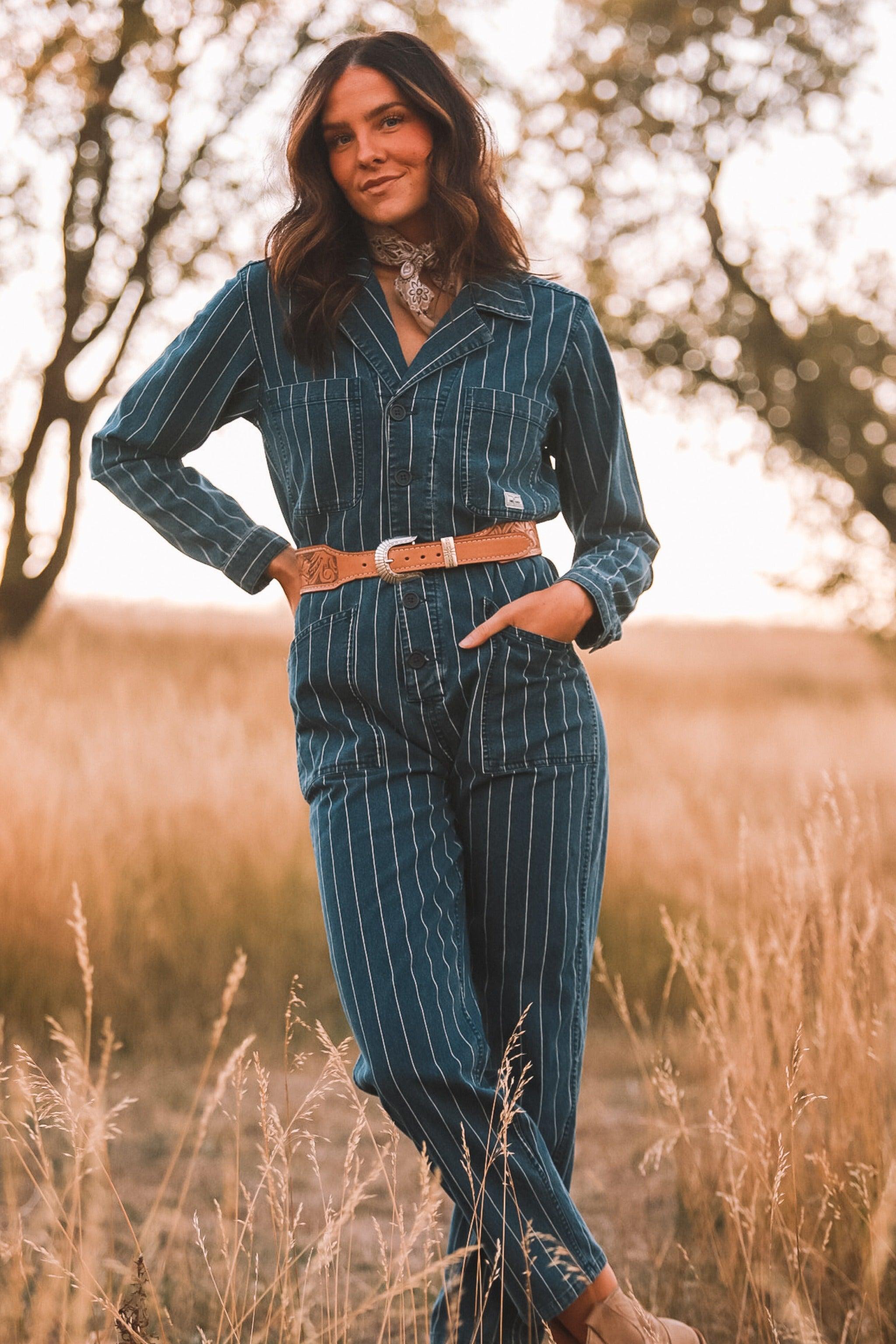 Chimayo Jumpsuit for Women - Stylish One-Piece Romper with Pockets | Perfect for Summer Outfits, Beach Vacations & Casual Wear
