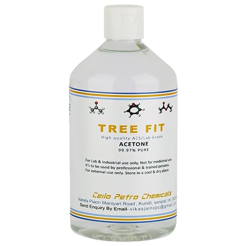 Tree Fit Nail Acetone Polish Remover - Fast Acting 250ml Clear Nail Polish Remover (Pack of 1) - Perfect for Salon, Home Manicures & Nail Art