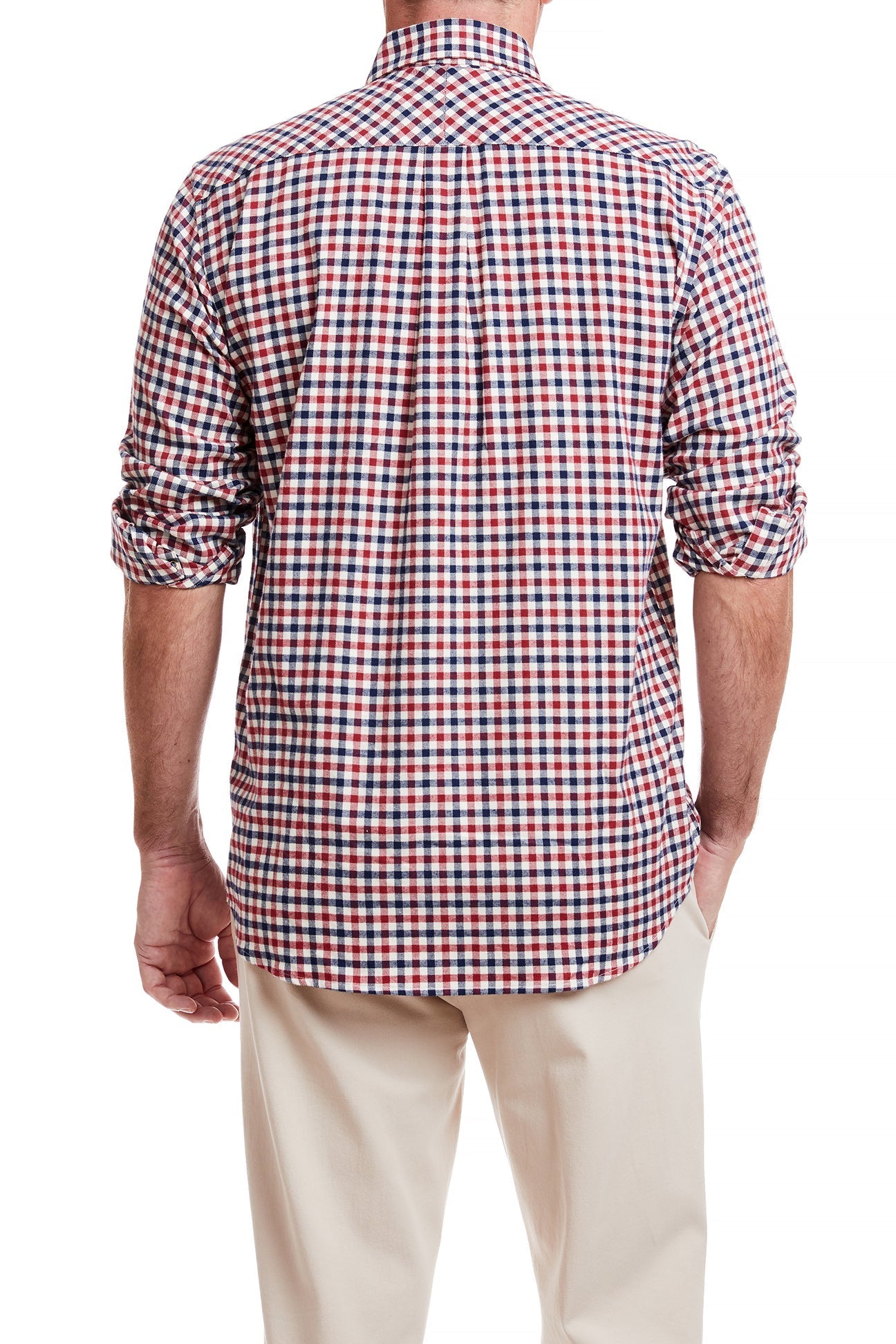 Chase Shirt Bristol Brushed Check Flannel Shirt for Men - Soft & Comfortable Casual Wear for Outdoor Activities & Fall Fashion
