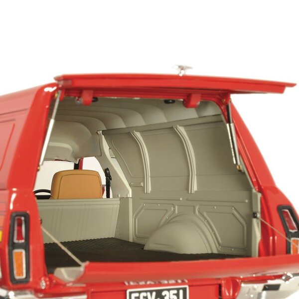 1:18 Scale Classic Carlectables 1977 Ford XC Falcon Sundowner Van Diecast Model Car - Collectible Vintage Vehicle for Display & Gifting