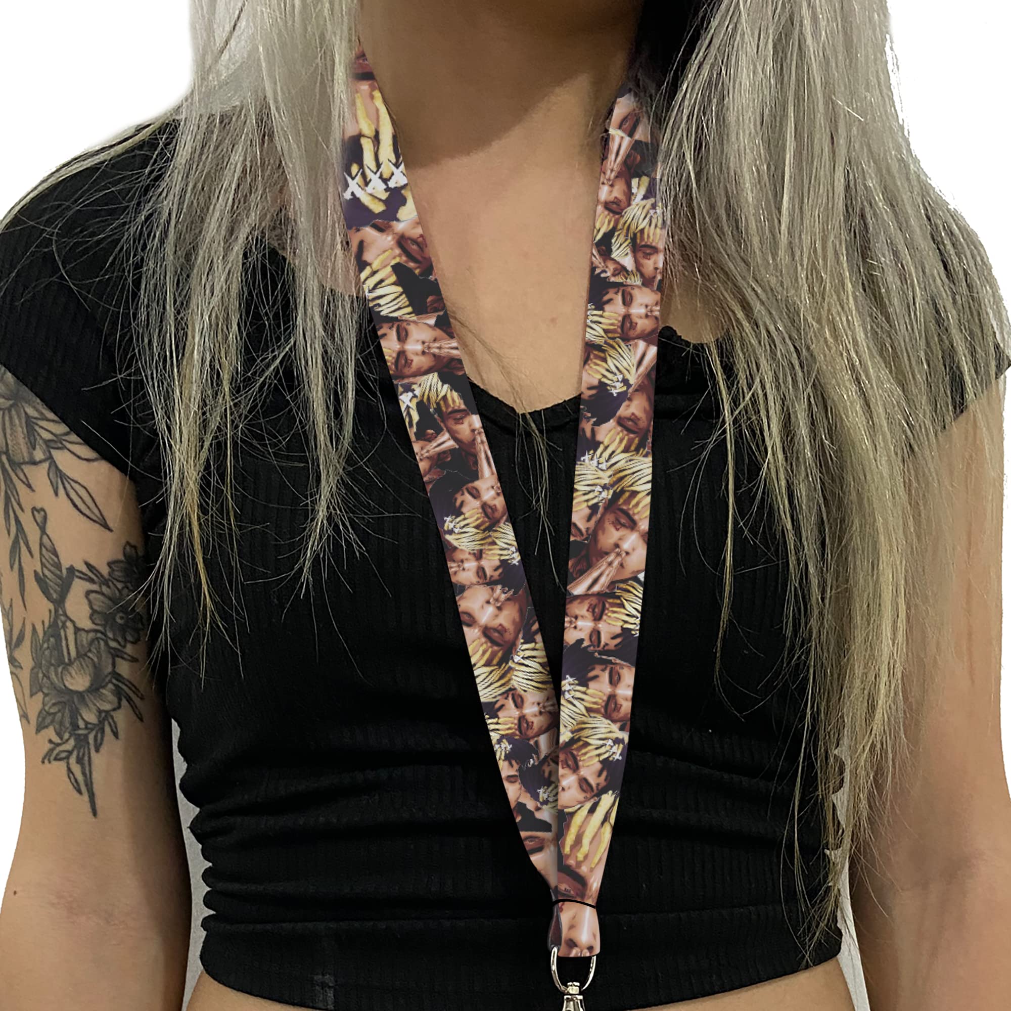 Premium Rapper Memorial Lanyard Keychain - Stylish & Durable for Keys, Badges & ID Cards - Perfect for Concerts, Fan Events & Everyday Use