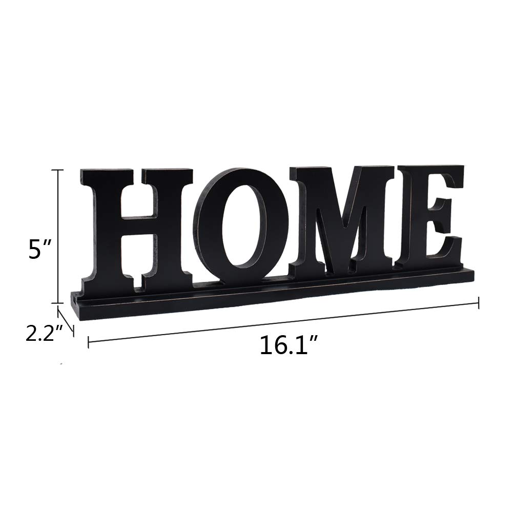Rustic Wooden Home Sign - 16.5