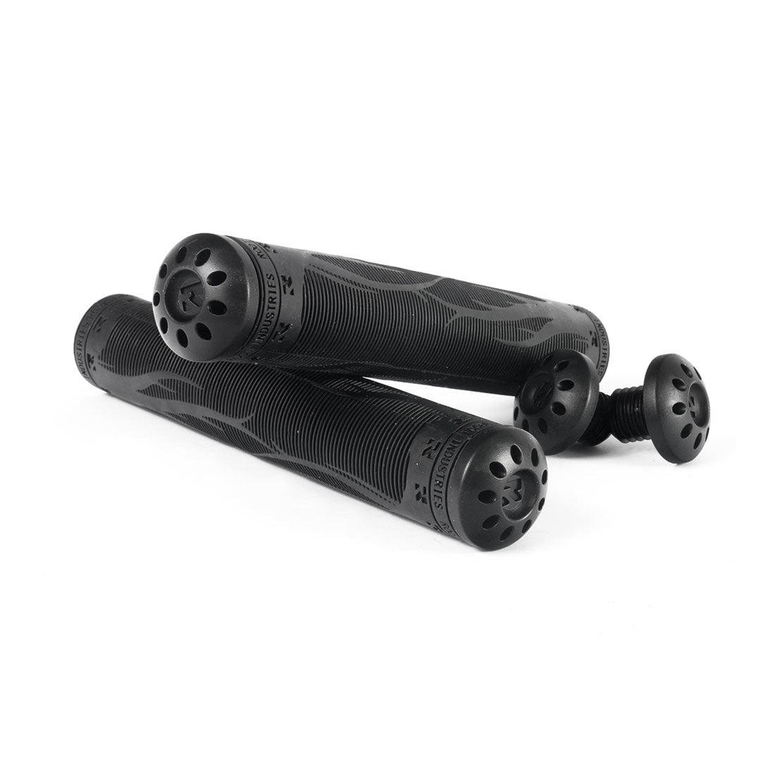 Root Industries R2 Air Grips - Premium Black BMX Bike Handle Grips for Extreme Sports & Stunt Riding - Perfect for BMX, Mountain Bikes & Dirt Jumping