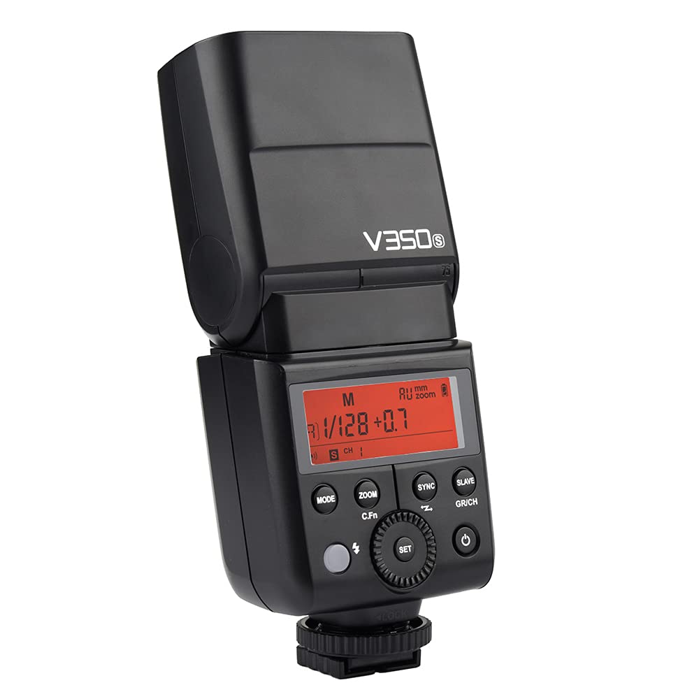 Lechnical V350S 2.4G Wireless TTL Camera Flash with HSS 1/8000s, 2000mAh Li-ion Battery & Charger - Compatible with Sony A77II, A7RII, A7R, A58, A99, ILCE6000L - Perfect for Portrait, Wedding & Studio Photography