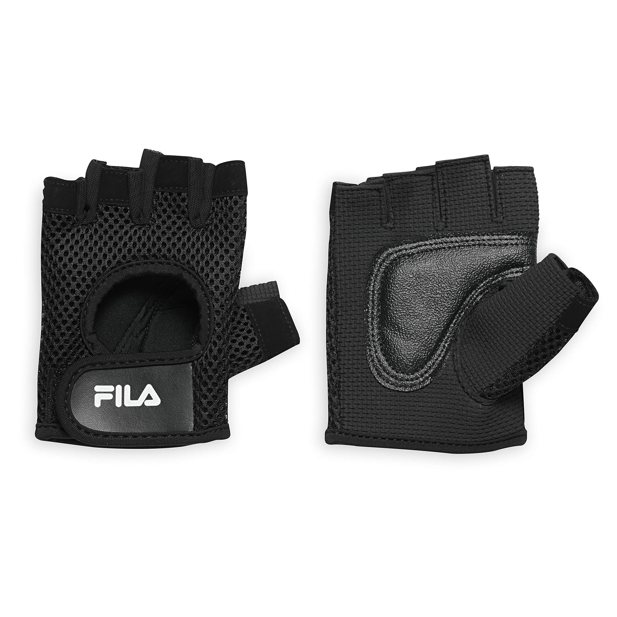 FILA Workout Gloves for Men & Women - Non-Slip Grip, Breathable & Comfortable for Gym, Weightlifting & Fitness Training