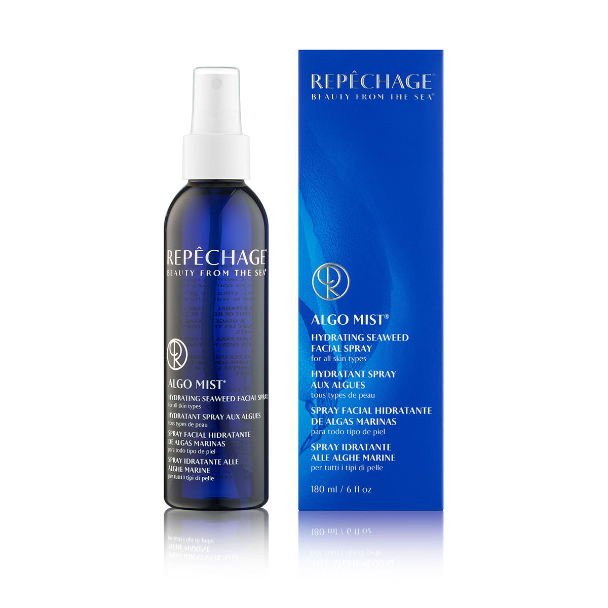 Algo Mist® Hydrating Seaweed Facial Spray - Organic Marine Algae Moisturizer for Dry Skin | Refreshing Face Mist for Makeup Setting, Gym & Travel