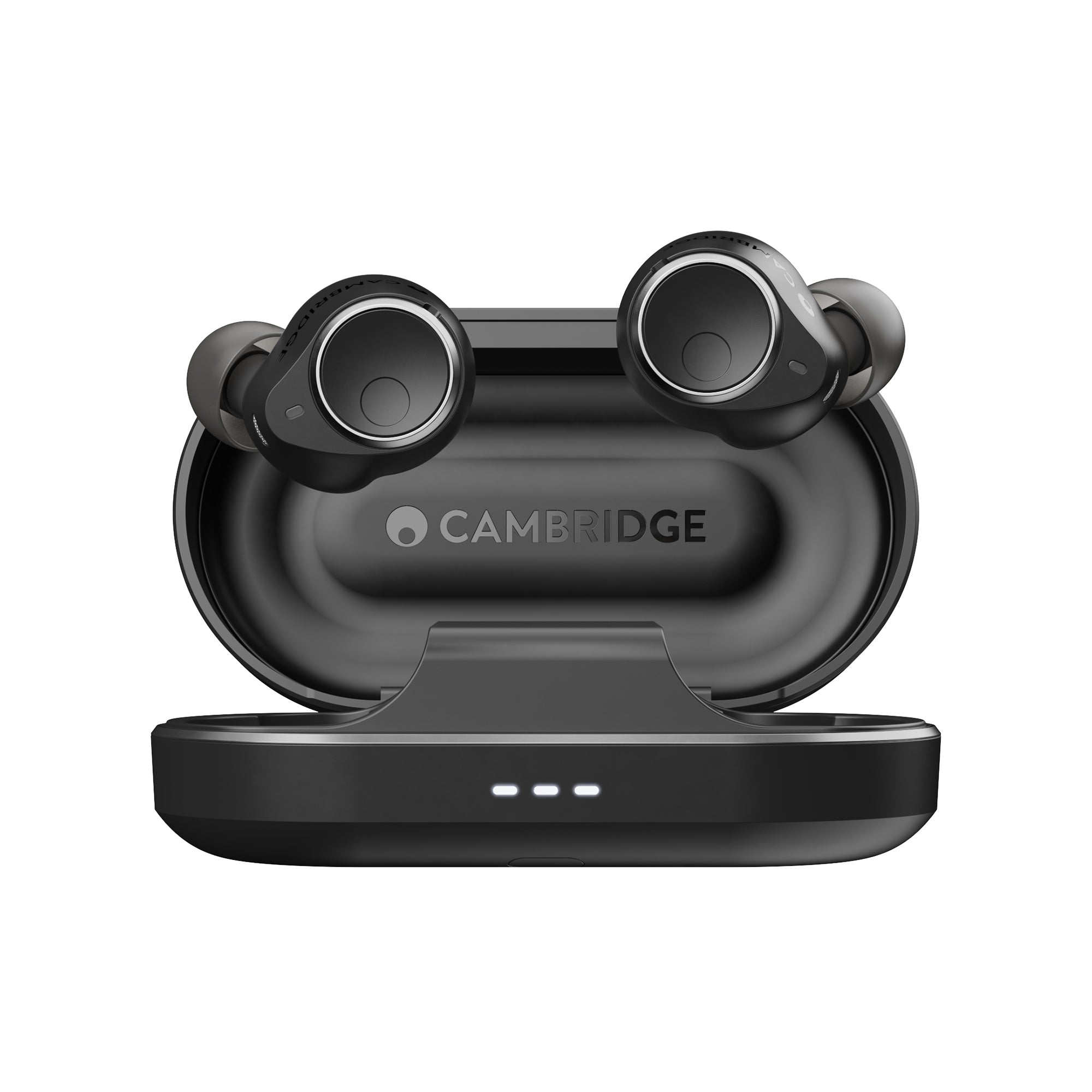 Cambridge Audio Melomania M100 True Wireless Bluetooth Earbuds - Premium Noise Cancelling Headphones with 30H Battery, Hi-Fi Sound for Gym, Running & Travel (Black)