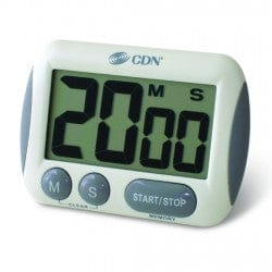CDN Large Digit Timer - Easy-to-Read Digital Kitchen Timer with Loud Alarm for Cooking, Baking, Exercise & Classroom Use