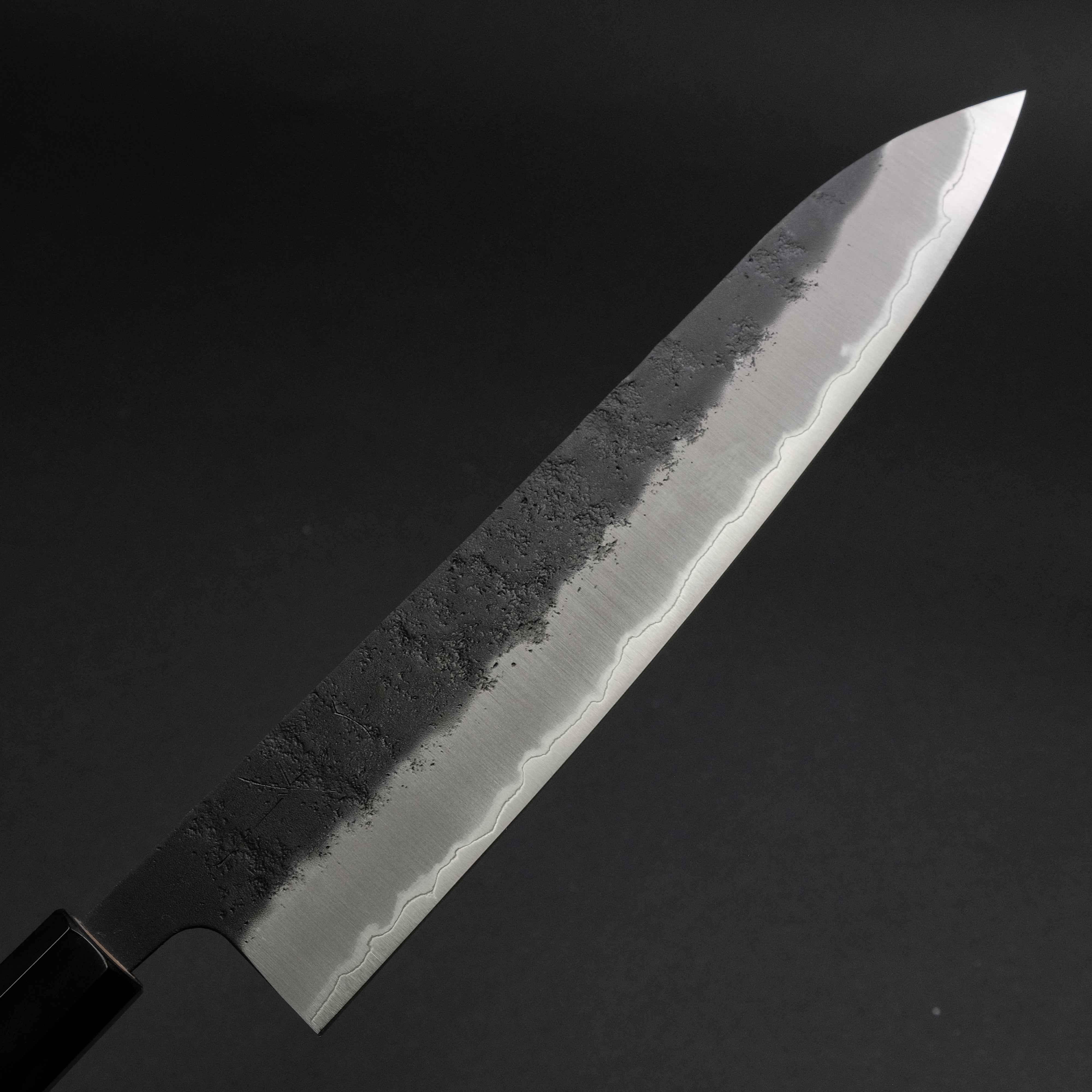Hitohira Futana SB Kuro Nashiji Gyuto 240mm Japanese Chef Knife - High Carbon Steel Blade with Ho Wood Handle for Professional Chefs & Home Cooking - Perfect for Slicing, Dicing & Meat Preparation