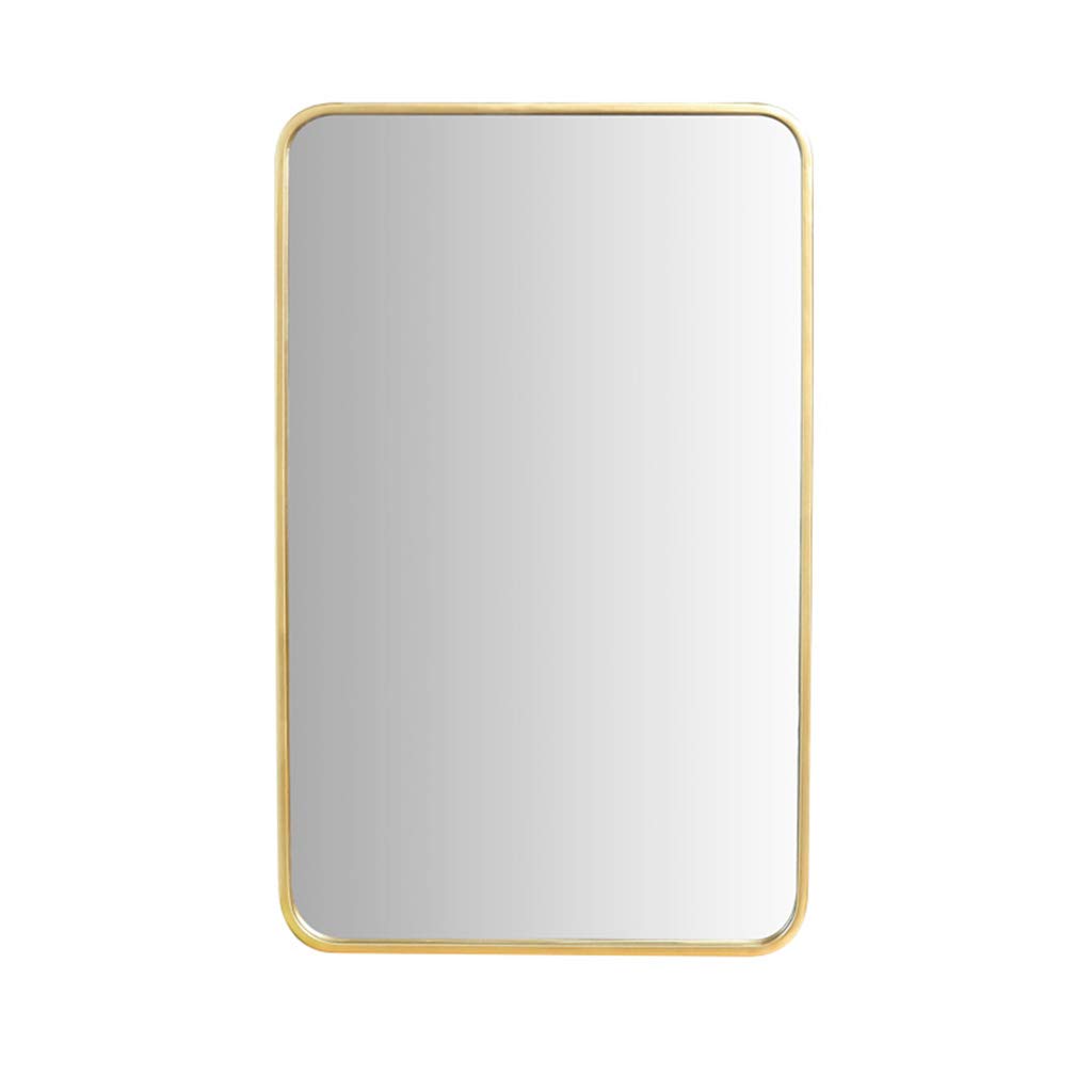 Modern Rectangular Wall Mounted Bathroom Mirror - Waterproof & Shatterproof, Stylish Home Decor for Entryway, Living Room, Washroom - Perfect for Vanity, Makeup & Home Decoration