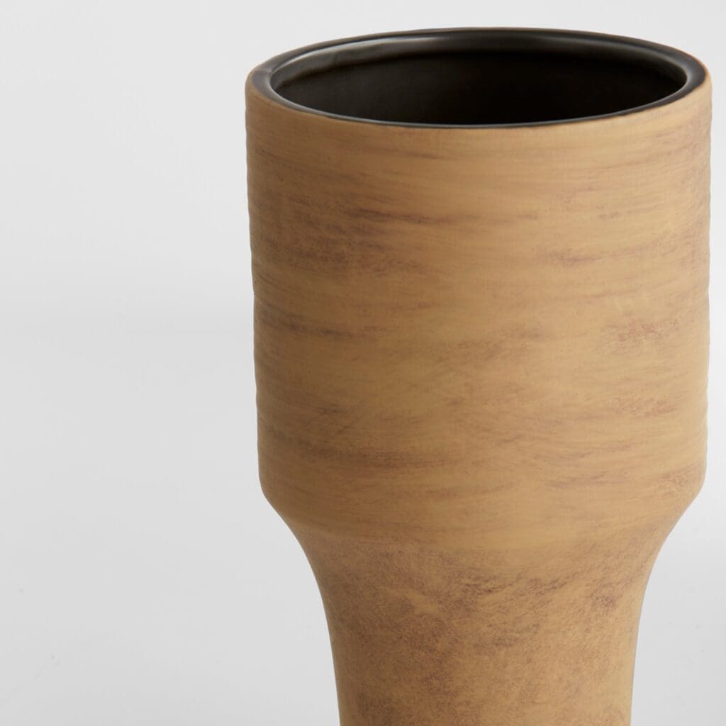 Cyan Design 11470 Amphora Vase - Handcrafted Brown Ceramic Vase for Home Decor, Wedding Centerpiece, and Mediterranean Style Interior Design