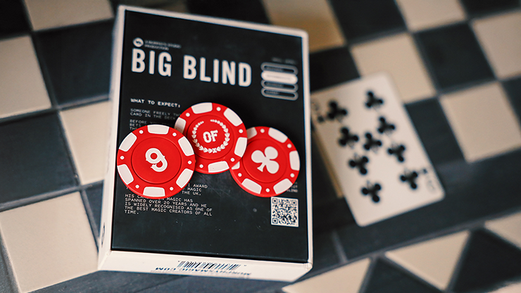 The Big Blind - Premium Poker Table Accessory for Home Games & Casinos | Durable & Stylish Poker Blind Button for Texas Hold'em & Card Game Nights