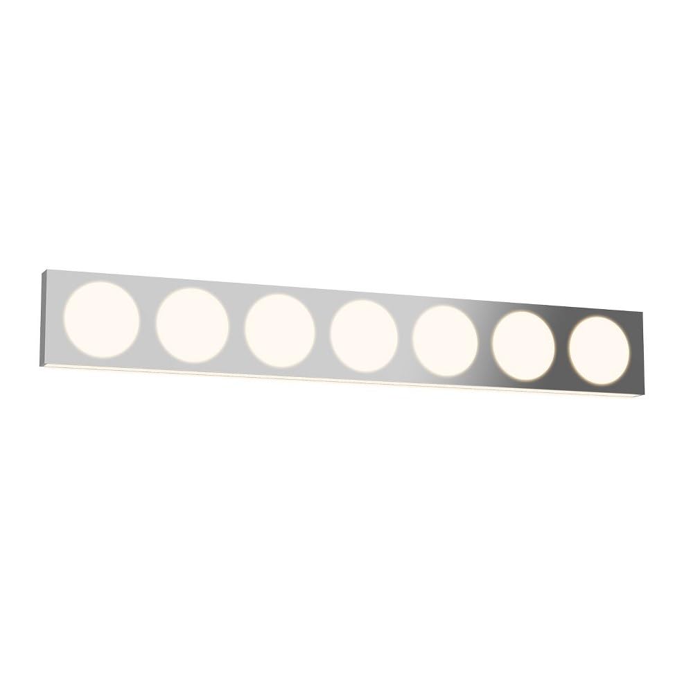 Kuzco Lighting VL60536-CH Laurel Vanity LED Light Fixture in Chrome Finish - Perfect for Bathroom Vanity, Dressing Room & Makeup Area Lighting