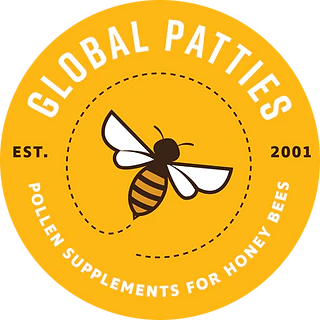 (5 Pack) Global Patties - 15% Real Natural Bee Pollen Protein Patties for Beekeeping & Honey Production | Enhance Bee Health & Honey Yield