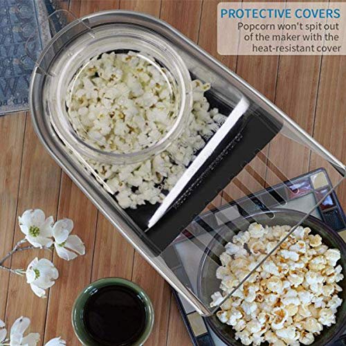 Arinda DIY Electric Hot Air Popcorn Popper Maker - Healthy Snack Machine for Home, Movie Nights & Kids Parties - Fast & Efficient Popcorn Maker for Family Fun