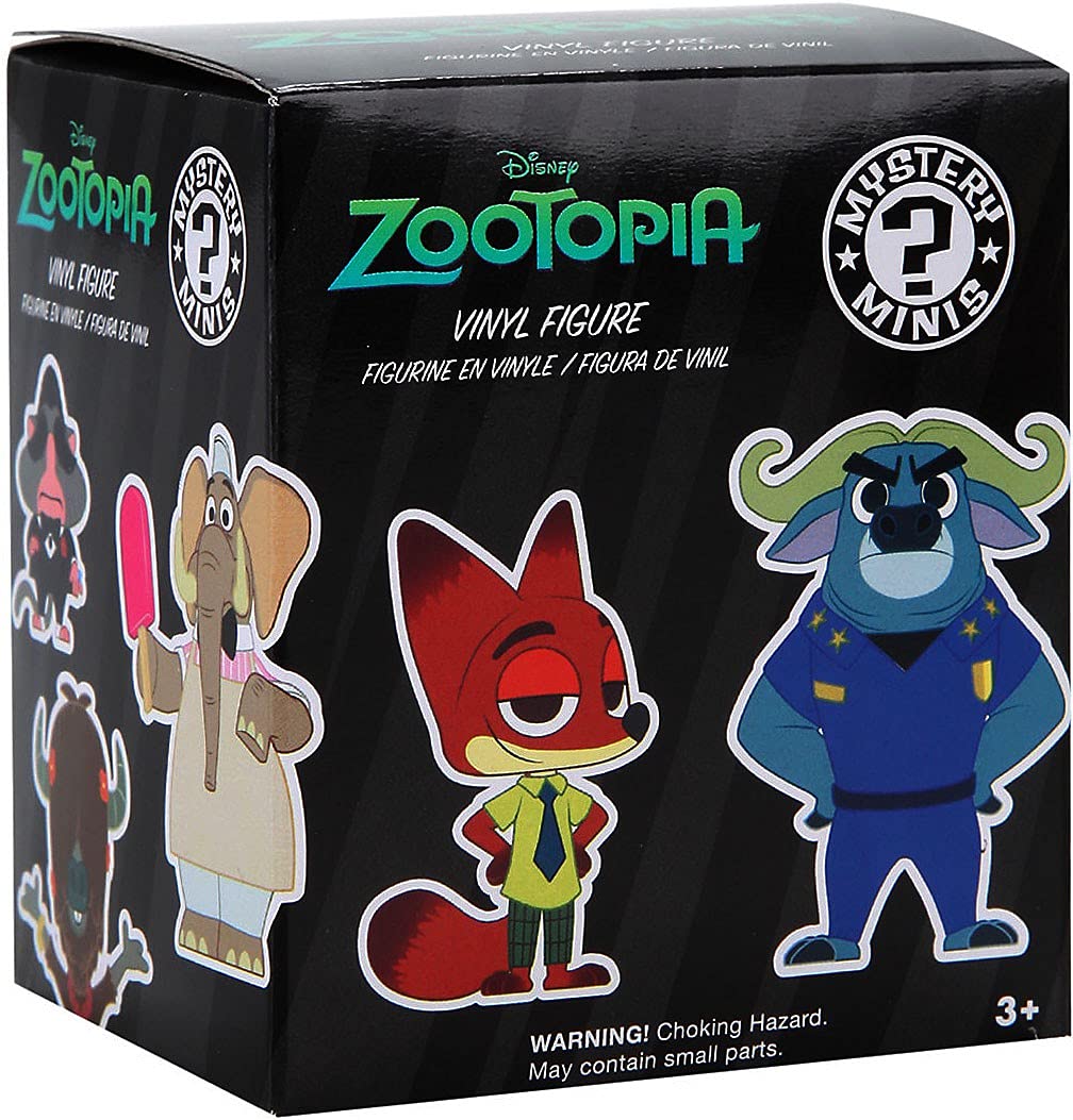 Funko Pop! Disney Zootopia Mystery Mini Figures - Collectible Vinyl Toys for Disney Fans, Kids & Collectors - Perfect for Gifts, Display & Disney Movie Nights