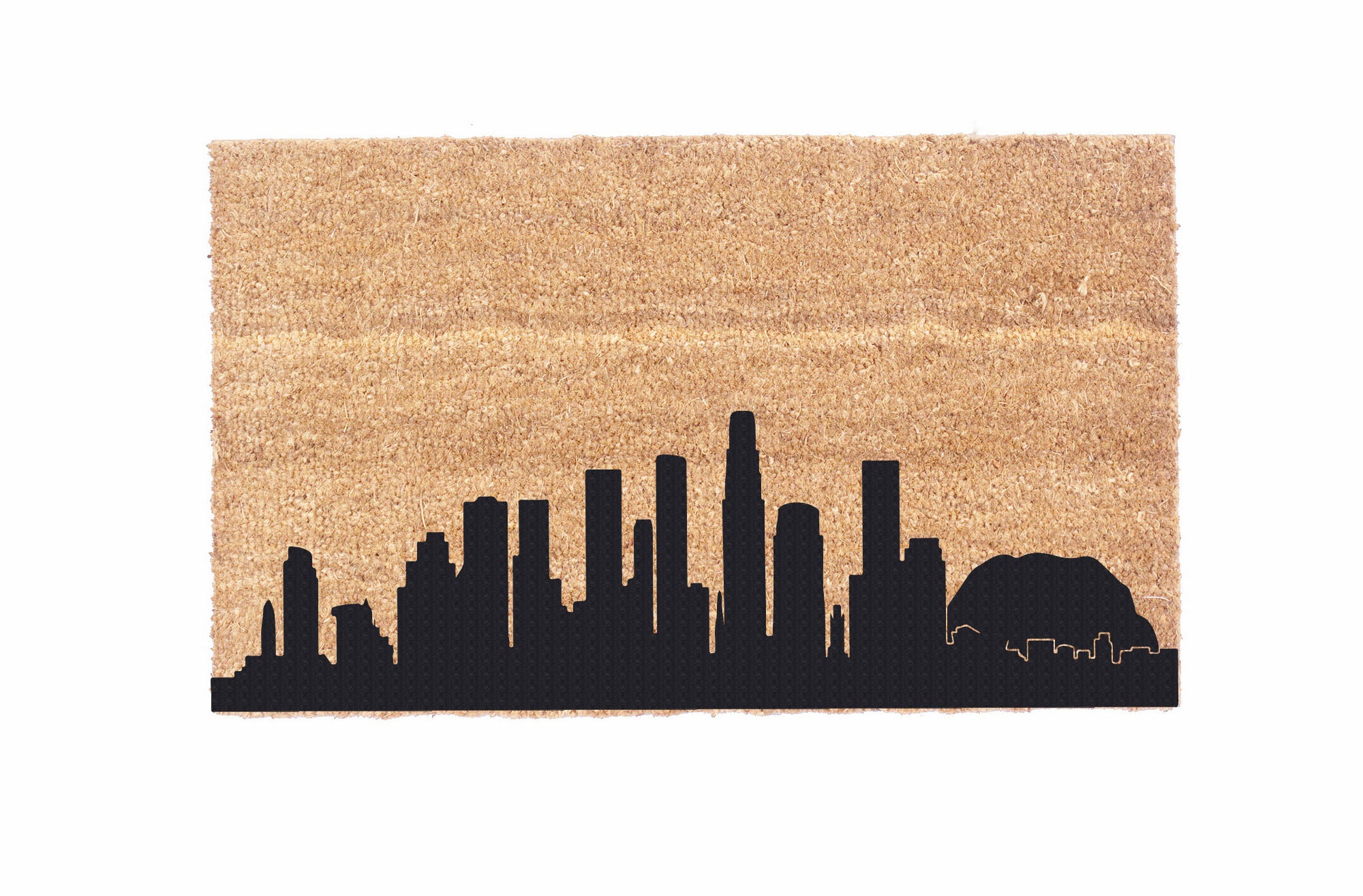 Stylish City Skyline Coco Doormat - Non-Slip Entryway Rug for Home & Office Decor - Perfect for Front Door, Patio, and Indoor Use