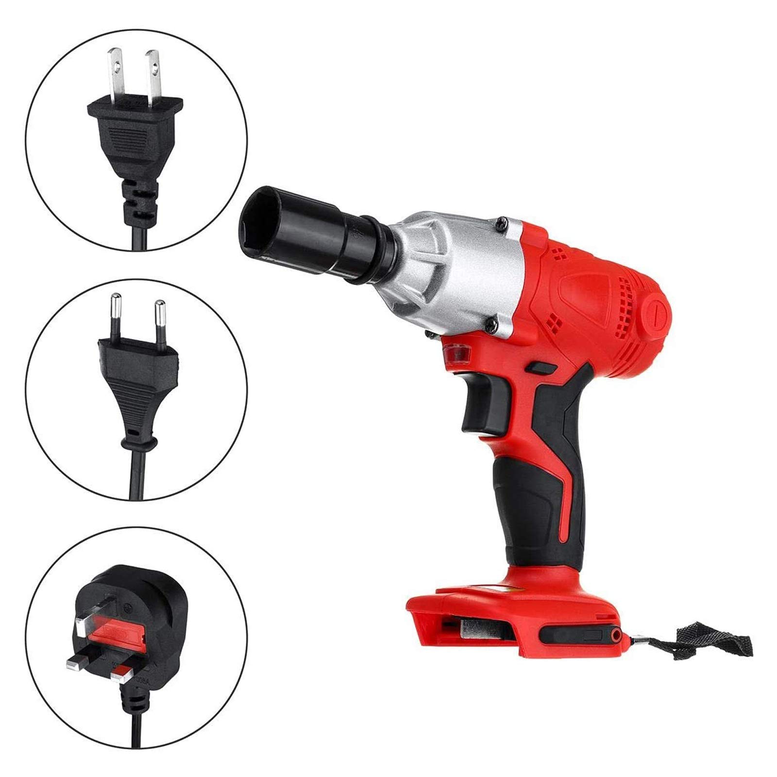 Best Electric Wrench with Lithium Battery - Cordless Power Tool for Woodworking, Construction & DIY Projects | Impact Wrench, Jackhammer & Charging Socket Wrench Kit | Perfect for Home Repair, Automotive Work & Professional Use