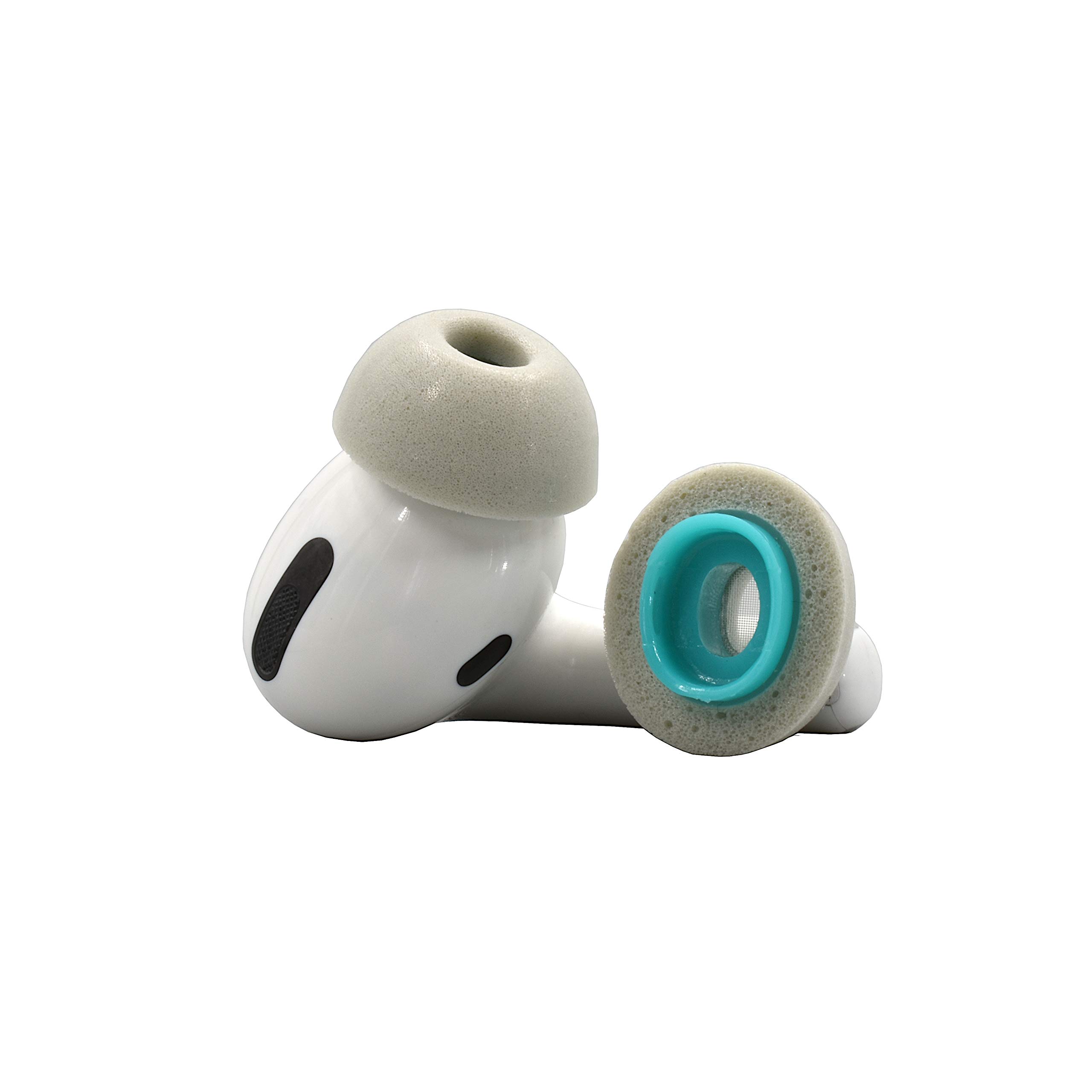 Dekoni Memory Foam Airpod Pro Ear Tips - Gray Sample Pack for Comfort & Noise Isolation