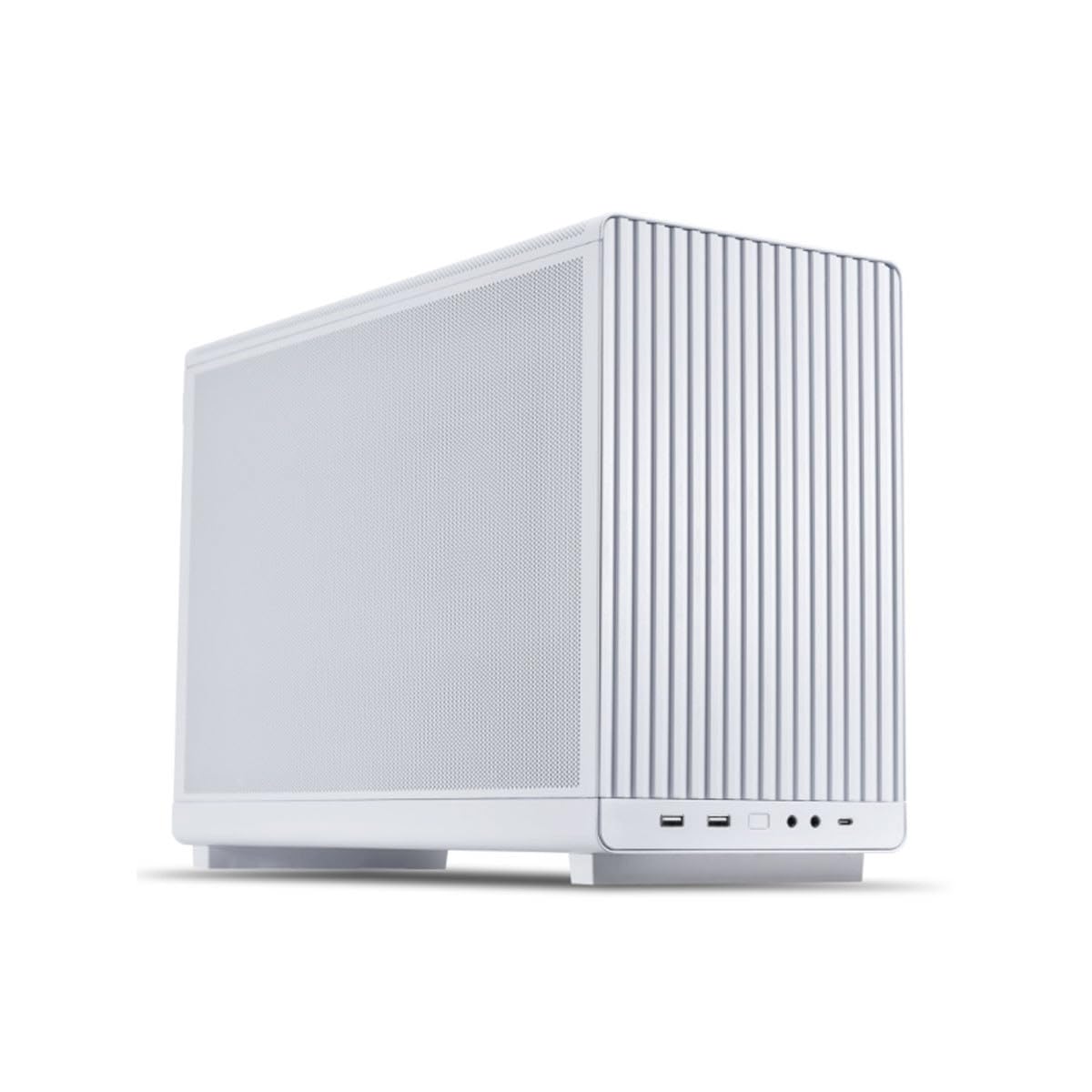 Lian Li A3-mATX White Micro ATX Tower PC Case - Compact Gaming Computer Case for Small Form Factor Builds, Perfect for Home Office & Gaming Setups