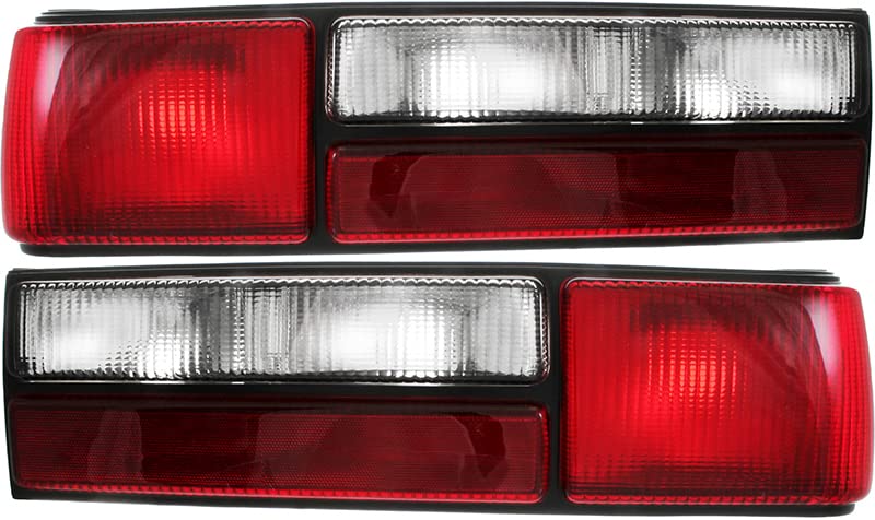 Ford Mustang LX Tail Lights Lamps Set - Compatible with 1987-1993 Models (Driver & Passenger Side) | Durable Replacement for Classic Mustang LX | Perfect for Restoration Projects & Car Shows