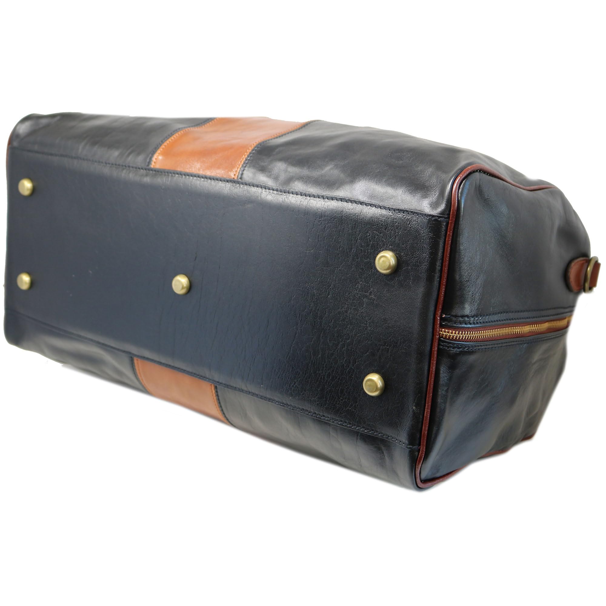 Premium Italian Leather Weekender Bag - Floto Luggage Venezia Duffle for Travel & Gym | Handcrafted Genuine Leather Carry-On Bag for Men & Women | Perfect for Business Trips, Weekend Getaways & Sports Gear