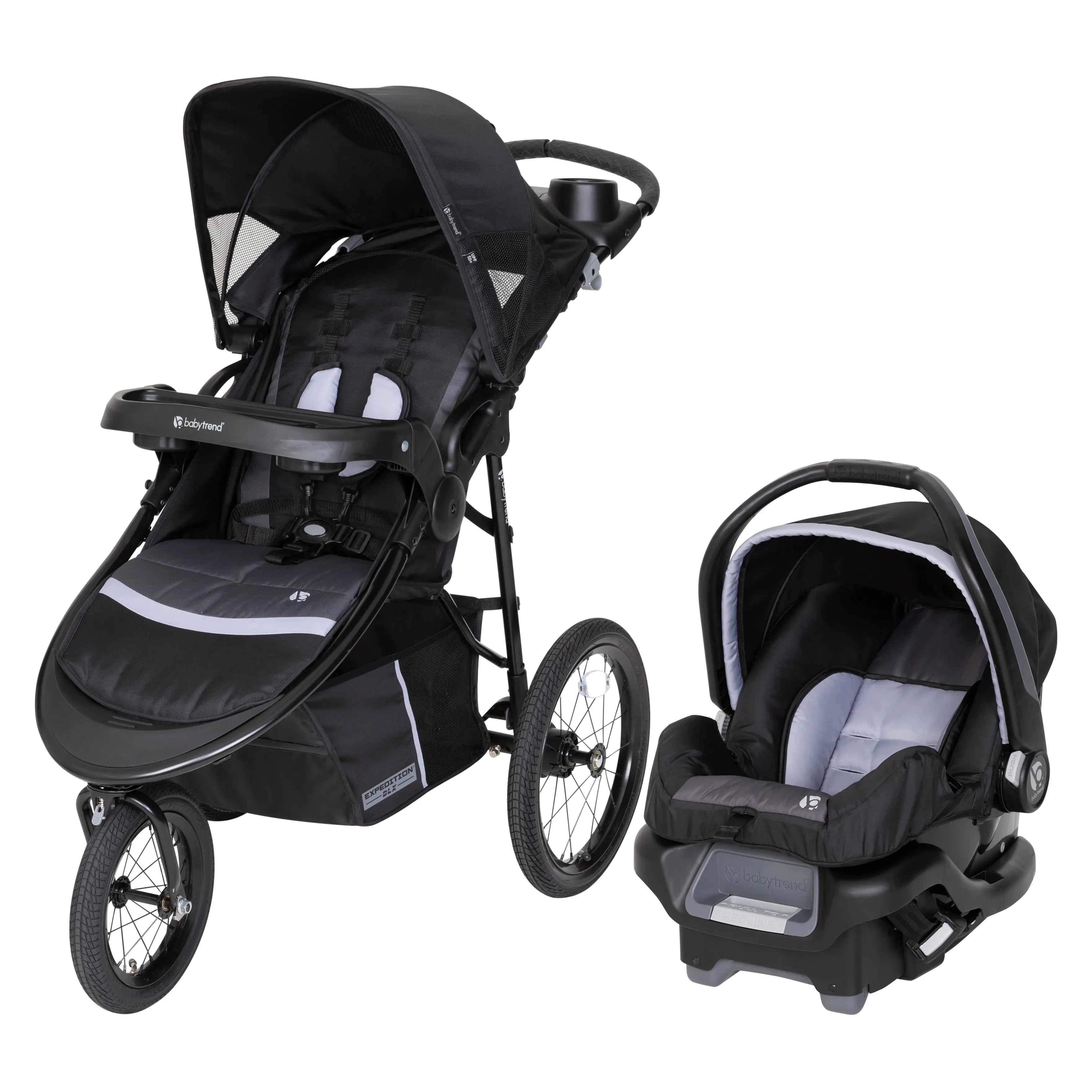 Expedition® DLX Jogger Travel System with Ally™ 35 Infant Car Seat - Lightweight Stroller & Baby Carrier for Newborns - Perfect for Travel, Shopping & Outdoor Adventures