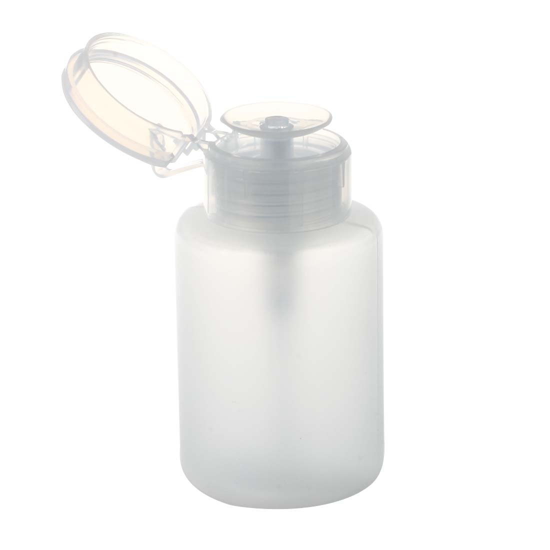 150ml Nail Polish Remover Pump Dispenser - White Plastic Bottle for Salon & Home Nail Art Care, Manicure & Pedicure