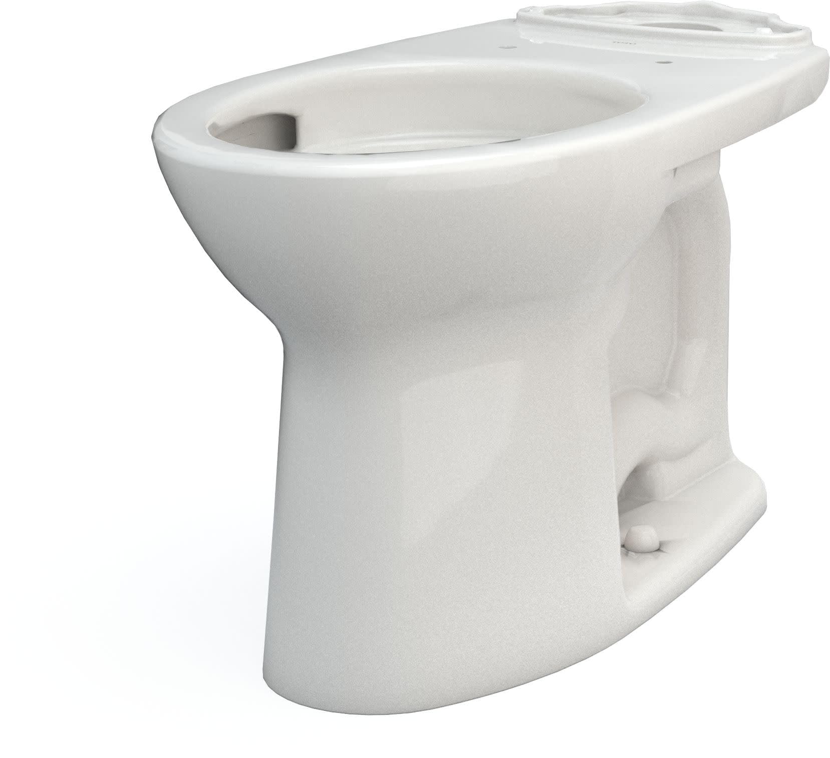 TOTO Drake Elongated Universal Height TORNADO FLUSH Toilet Bowl with CEFIONTECT - Bone White (C776CEFG#03) | Water-Saving & Easy-Clean Design for Modern Bathrooms