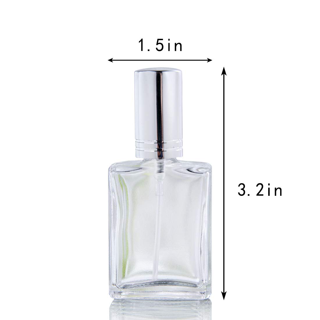 12 Pack Refillable Glass Perfume Spray Bottles with Funnels & Pipettes - Travel Size Essential Oil Dispenser for Fragrance, Lotion & Aromatherapy - Perfect for DIY, Home & Salon Use