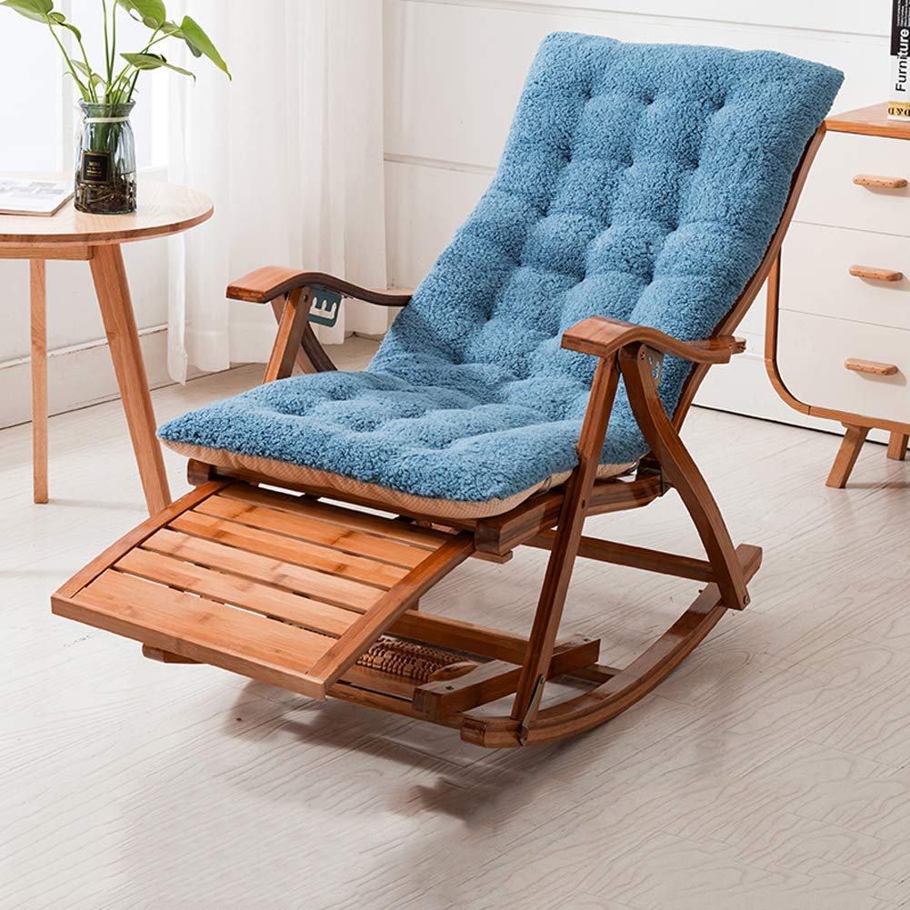 Premium Zero Gravity Folding Chair with Padded Cushion - Portable Bamboo Sun Lounger for Patio, Backyard & Beach - Perfect for Relaxing, Sunbathing or Outdoor Lounging - Includes Bonus Short Cushion (Easy Storage & Transport)