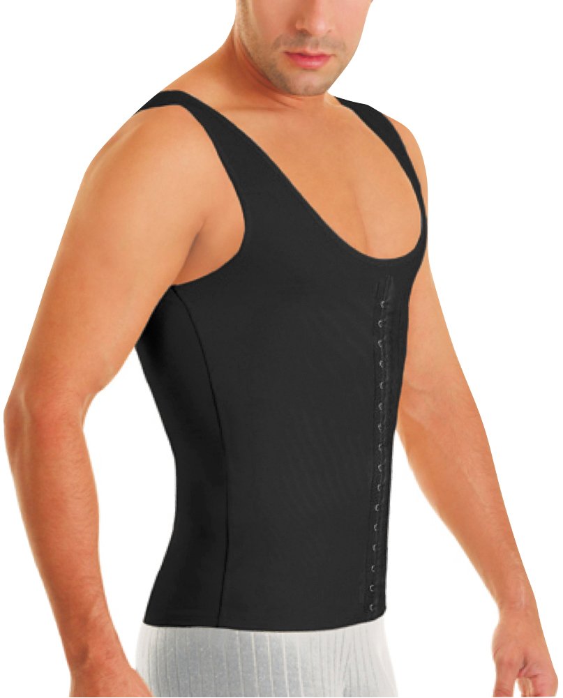 ToBeInStyle Men's High-Compression Waist Trainer Vest - Slimming Body Shaper for Weight Loss & Tummy Control - Perfect for Workouts, Postpartum Recovery & Everyday Wear